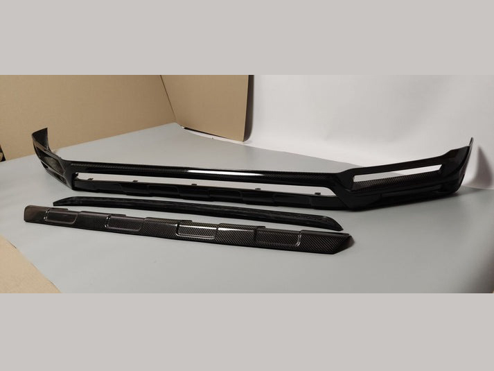 Mercedes-Benz W463A G-Class G500 Brabus Carbon Fiber Front Lip Spoiler with LED
